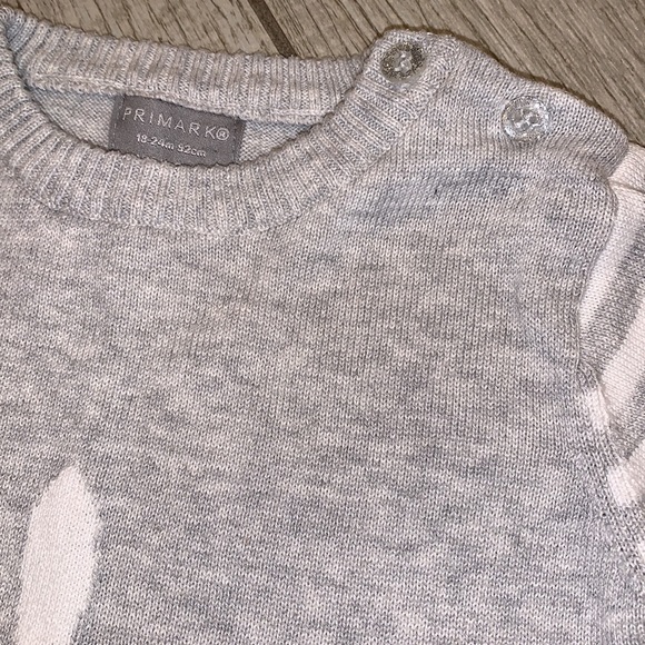 Primark 18-24 Mth Bunny Ballerina Sweater Dress - Picture 5 of 6